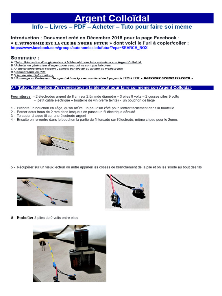 Générateur D'argent Colloïdal Reverse Polarity Avec Système D'agitation | Pack TDS 4 Paires D'électrodes | Neuf