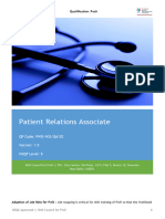QP - Patient Relations Associate - PWD