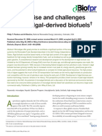 Biofuels, Bioproducts and Biorefining 2009 — The promise and challenges of microalgal-derived biofuels