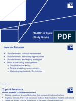 Milpark PMAR01-6 Topic 6 - PPT - Summary 2018