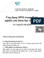 Ứng dụng SPSS trong đề tài nghiên cứu khoa học sinh viên (24.1.2021)