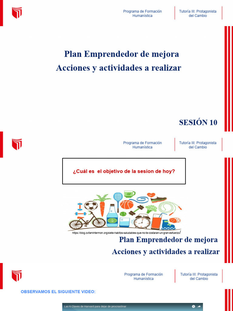 Plan Emprendedor: Acciones de Mejora | PDF | Crecimiento personal y ...