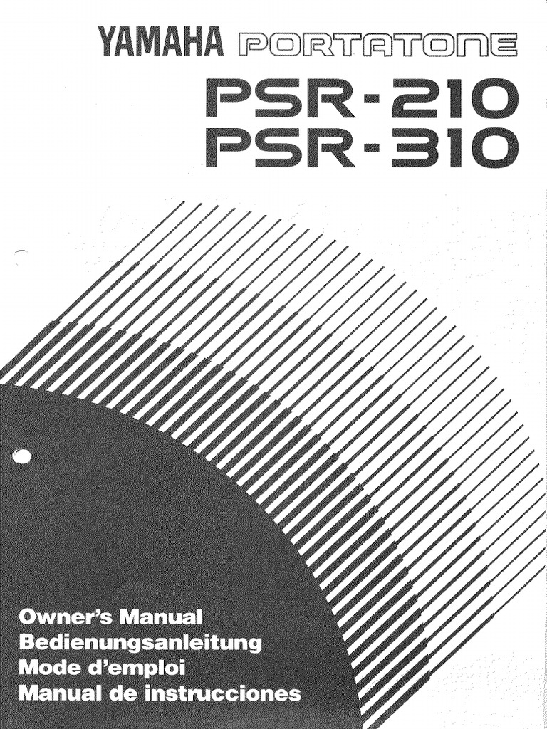Yamaha PSR 210 | PDF