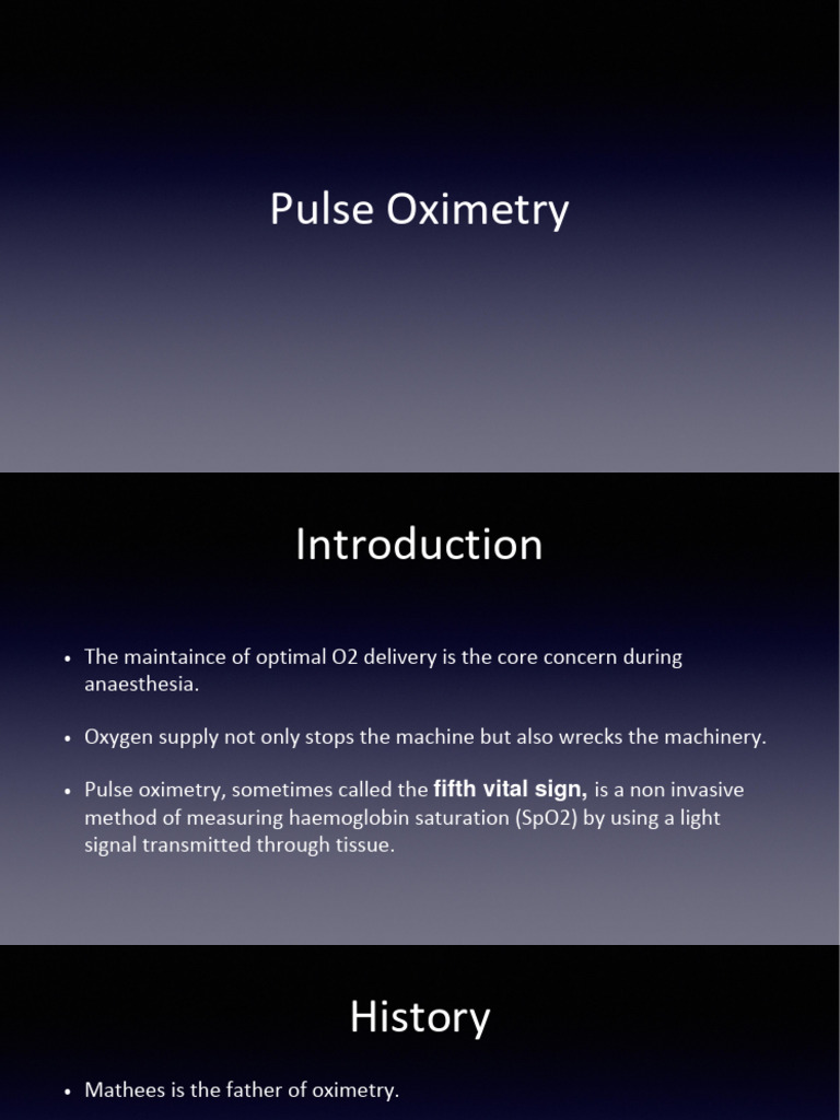 Pulse Oximetry PDF