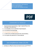 TCI-Chapitre VI (S1) Les Transports Internationaux