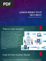 Assess Risks To IT Security