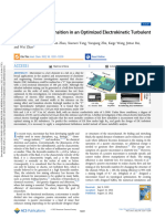 Mixing and Flow Transition in An Optimized Electrokinetic Turbulent Micromixer