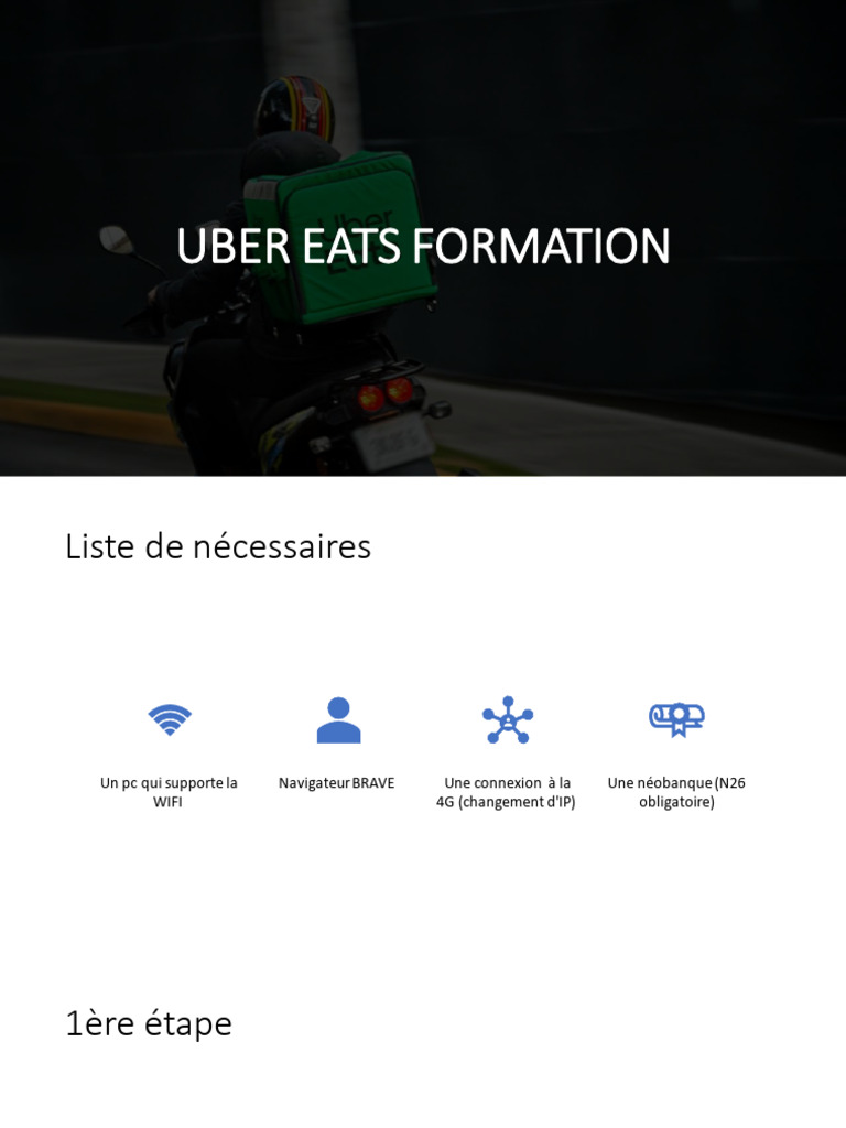 Formation Uber Eats : Commandes Groupées | PDF | Informatique