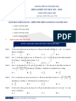 (RLTD) Buổi 5. MAX-MIN HÀM SỐ CHỨA TRỊ TUYỆT ĐỐI