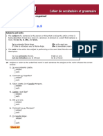 Cahier de Vocab Et Grammaire - Pages 5-6