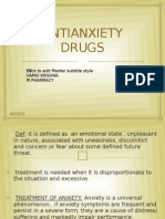Anti Anxiety Drugs