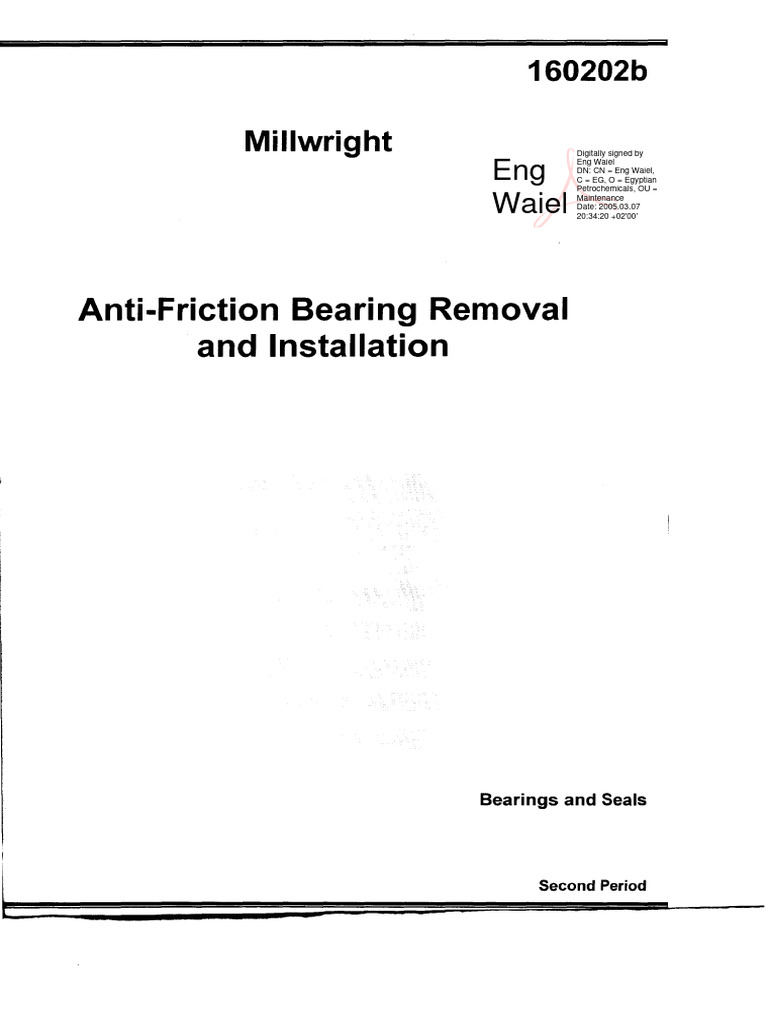 AntiFriction Bearing Removal and Installation PDF