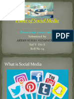 Power of Social Media - PPT - Aryan Vedapathak