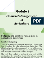 Module 2 Financial Management in Agriculture