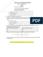 T.P de TEORÍA DE LAS ORGANIZACIONES 4° 1°