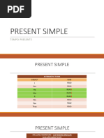 Present Simple: Tempo Presente