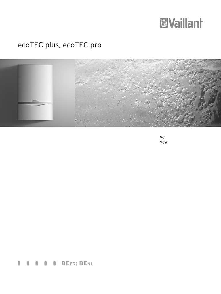 Installatie- en onderhoudshandleiding ecoTEC plus, ecoTEC pro | PDF