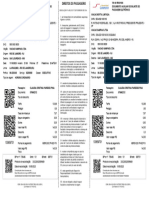 Bilhete de Passagem - CLAUDIA CRISTINA PAREDES PINA - RIO DE JANEIRO - RJ - SAO LOURENCO - MG