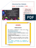 Roteiro Semanal - em - 1 Série - 9 A 14 de Outubro