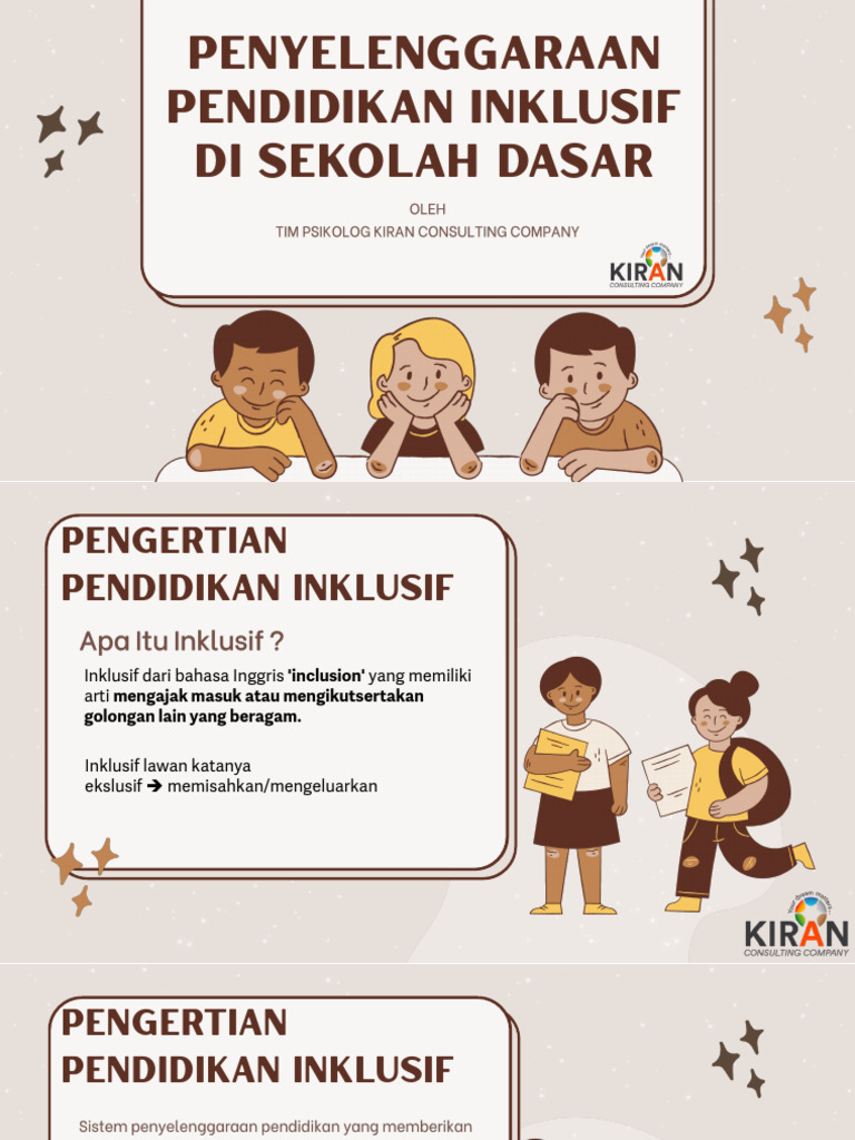 Pendidikan Ramah Disabilitas Khusus Lingkungan Sekolah Inklusif