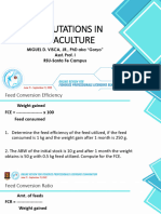 Computation in Aquaculture
