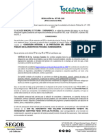 Resolucion de Apertura LP 006-2023 Concesion Alumbrado Tocaima