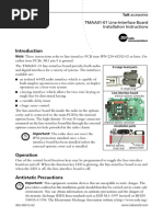 TMAA01-01 Line-Interface Board Installation Instructions: Tait Accessories