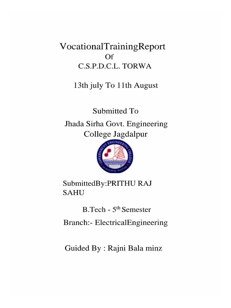 Prithu Raj Sahu VT Report File | PDF