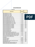 Lista de Precio 2023 Siderplast