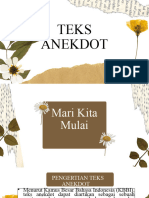 Teks Anekdot Kls X