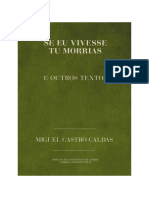 Se Eu Vivesse Tu Morrias e Outras Peças PDF