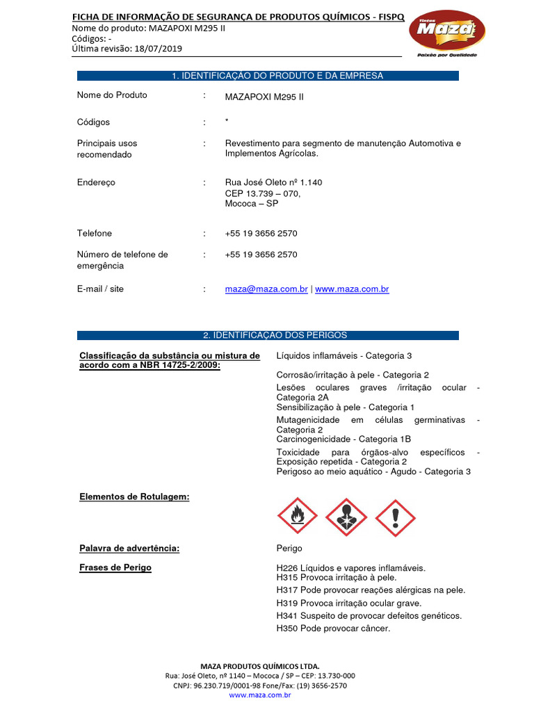 Fispq Mazapoxi m295 II | PDF