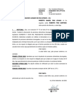 Se Apruebe Pensiones Alimenticias Devengadas - Samuel Pino Levano-06!09!2023