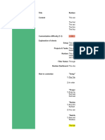 Kanban Board - Template - GoogleSheet