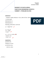 Wse3701 Assignment 1 Memorandum 2020