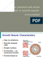 Action Potential in Smooth Muscles