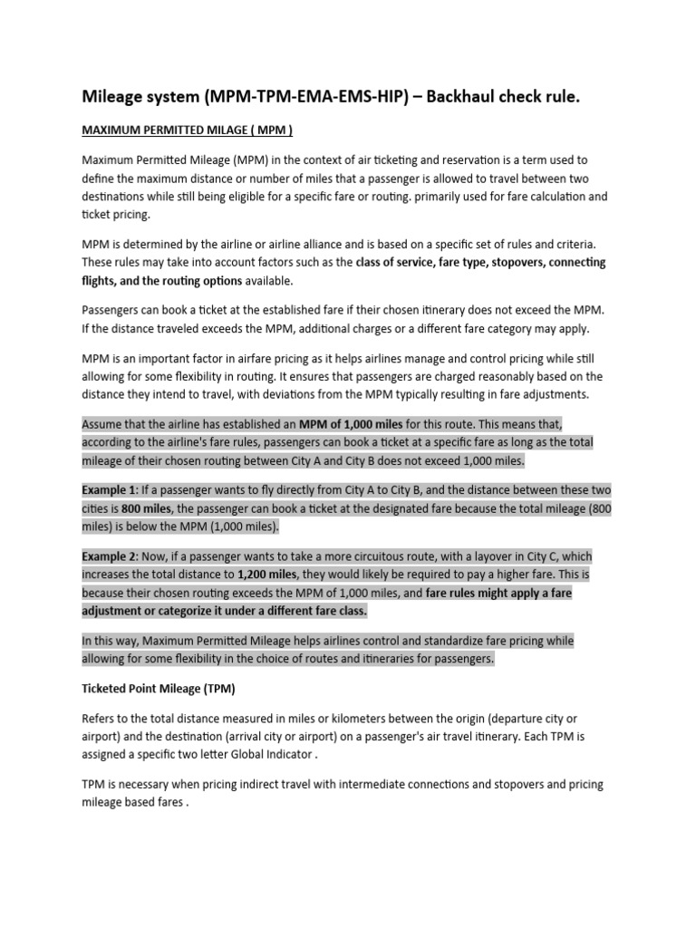 Understanding MPM and TPM in Aviation | PDF