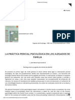 La Practica Pericial Psicologica en Los Juzgados de Familia