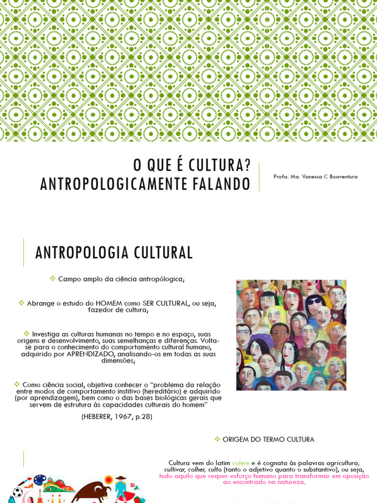 Antropologia Cultural: Definições e Conceitos | PDF | Antropologia | Humano