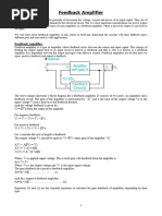 Feedback Amplifier