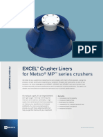 EXCEL Crusher Liners For Metso MP Cone Crusher - Product Datasheet