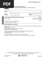 Cambridge International General Certificate of Secondary Education