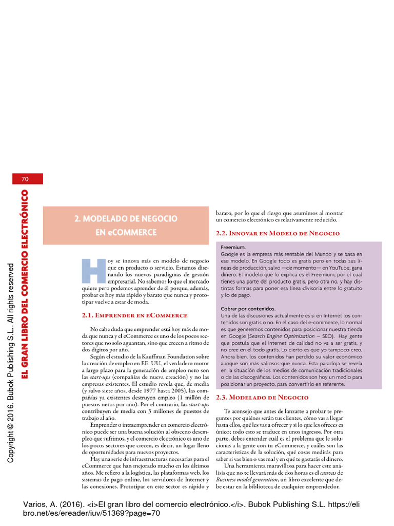 Modelo de Negocio en Ecommerce | PDF