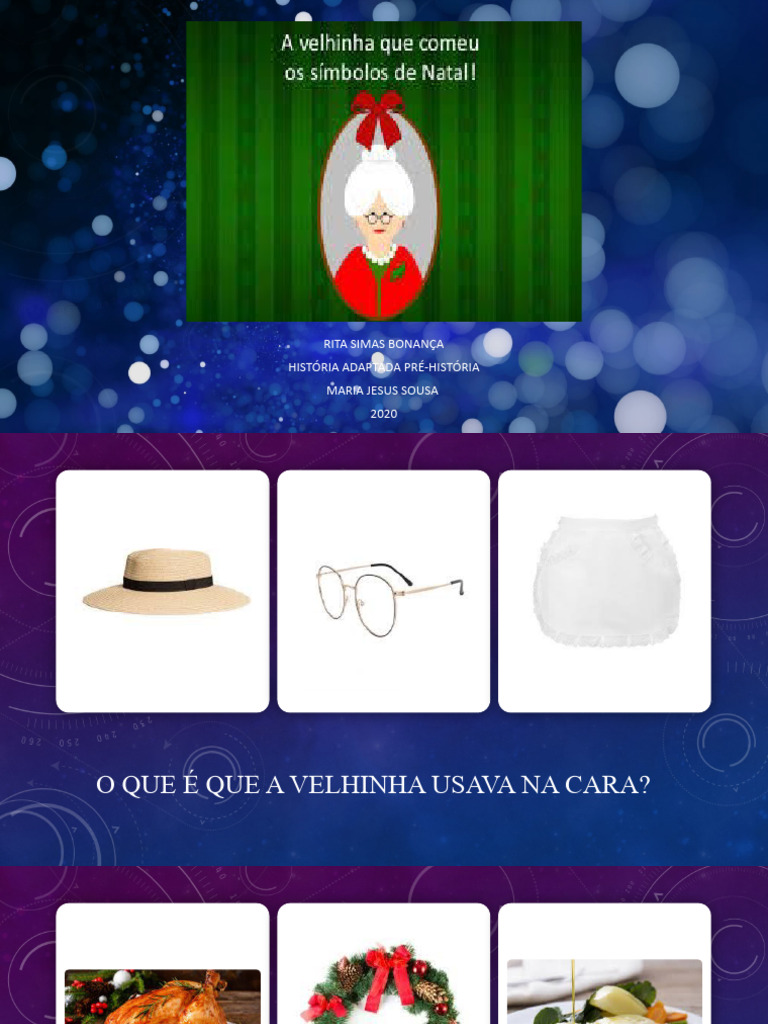 A Velhinha e os Símbolos de Natal | PDF | Bem-estar