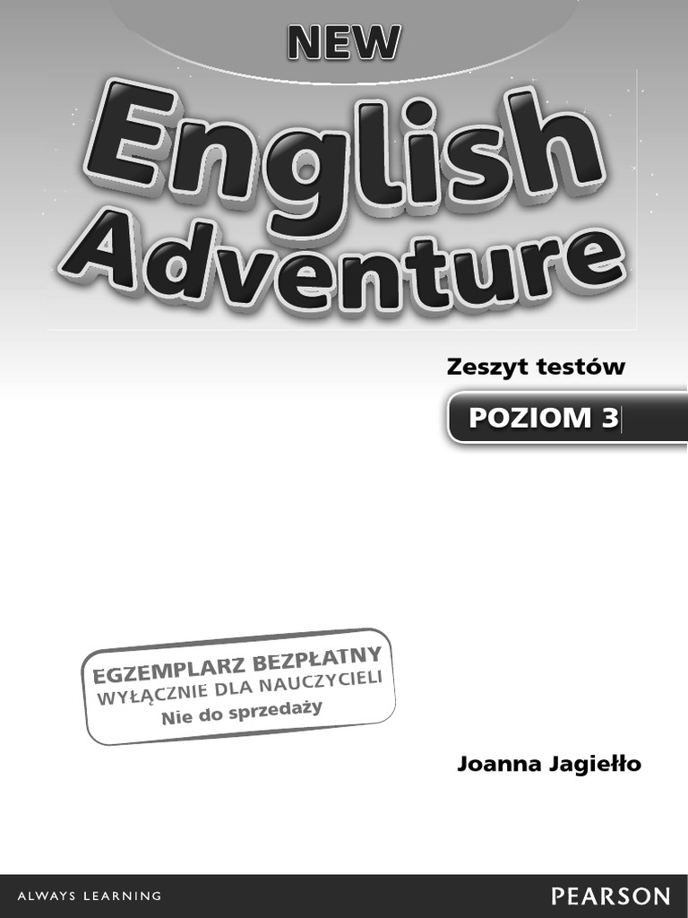 New english adventure 3 tests pdf