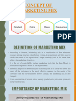 Concept of Marketing Mix