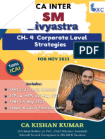 SM Divyastra CH 4 - Corporate Level Strategies - Nov 23 by CA Kishan Kumar