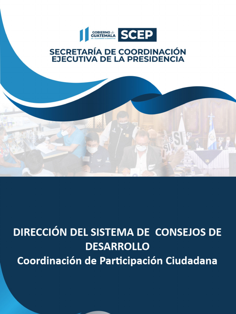 Sistema de Consejos de Desarrollo | PDF | Planificación urbana ...