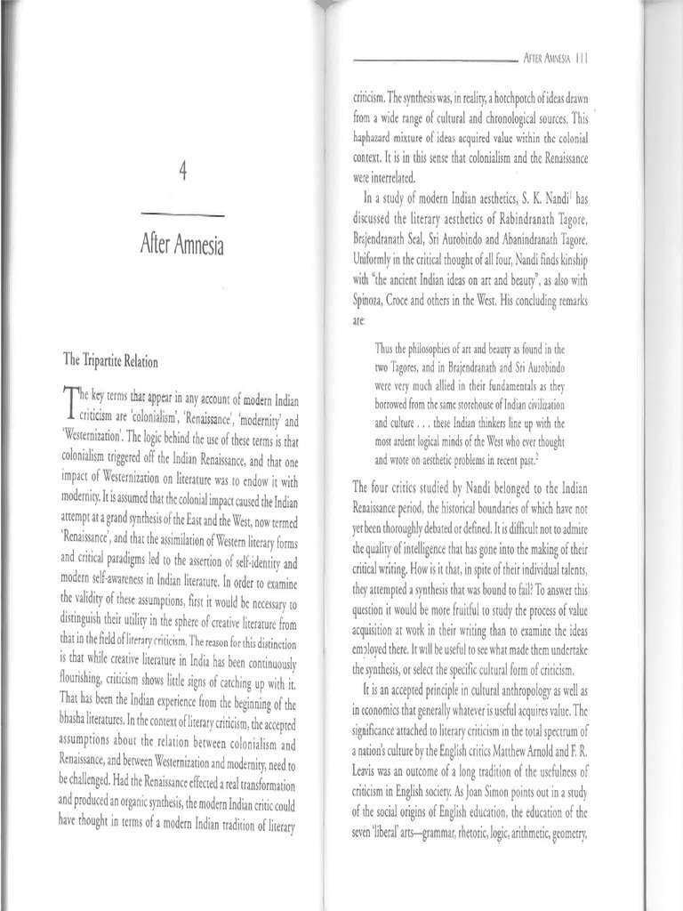 After Amnesia | PDF