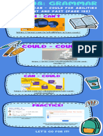 Unit 8 Can and Could For Abilities in Present and Past